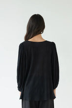 Sophie - Tie Top, Black