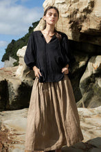 Sophie - Tie Top, Black