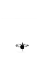 Stolen Girlfriends Club Jewellery - Cosmic Spike Ring, Sterling Silver/Onyx