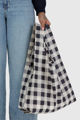 Baggu - Standard Baggu, Black & White Big Check