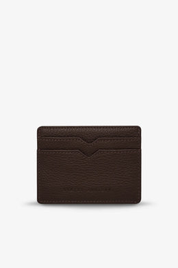 Status Anxiety - Together For Now Card Holder, Cocoa