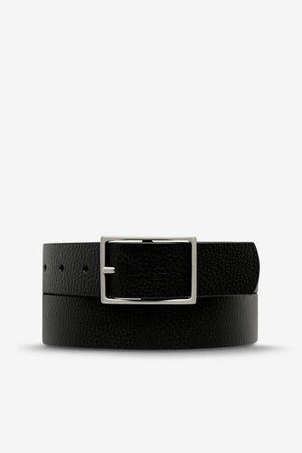 Status Anxiety - Getting Real Belt, Black / Silver