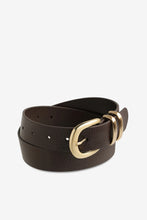 Status Anxiety - Let It Be Belt, Chocolate/Gold