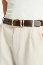 Status Anxiety - Let It Be Belt, Chocolate/Gold