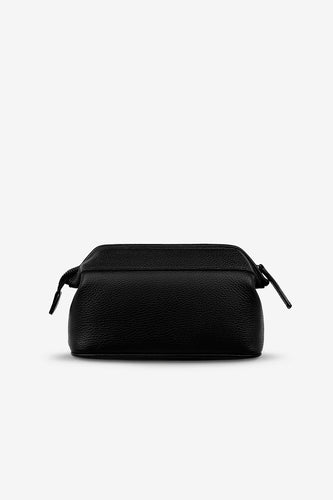 Status Anxiety - Thinking Of A Place Toiletries Bag, Black