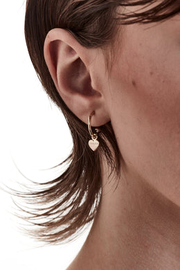 Stolen Girlfriends Club Jewellery - Stolen Heart Anchor Sleeper, 18K Gold Pated