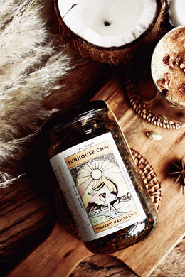 Sunhouse Chai - Turmeric Masala Chai Tea, Vegan Coconut Nectar