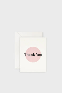 Lettuce - Greeting Card, Thank You Pink Dot