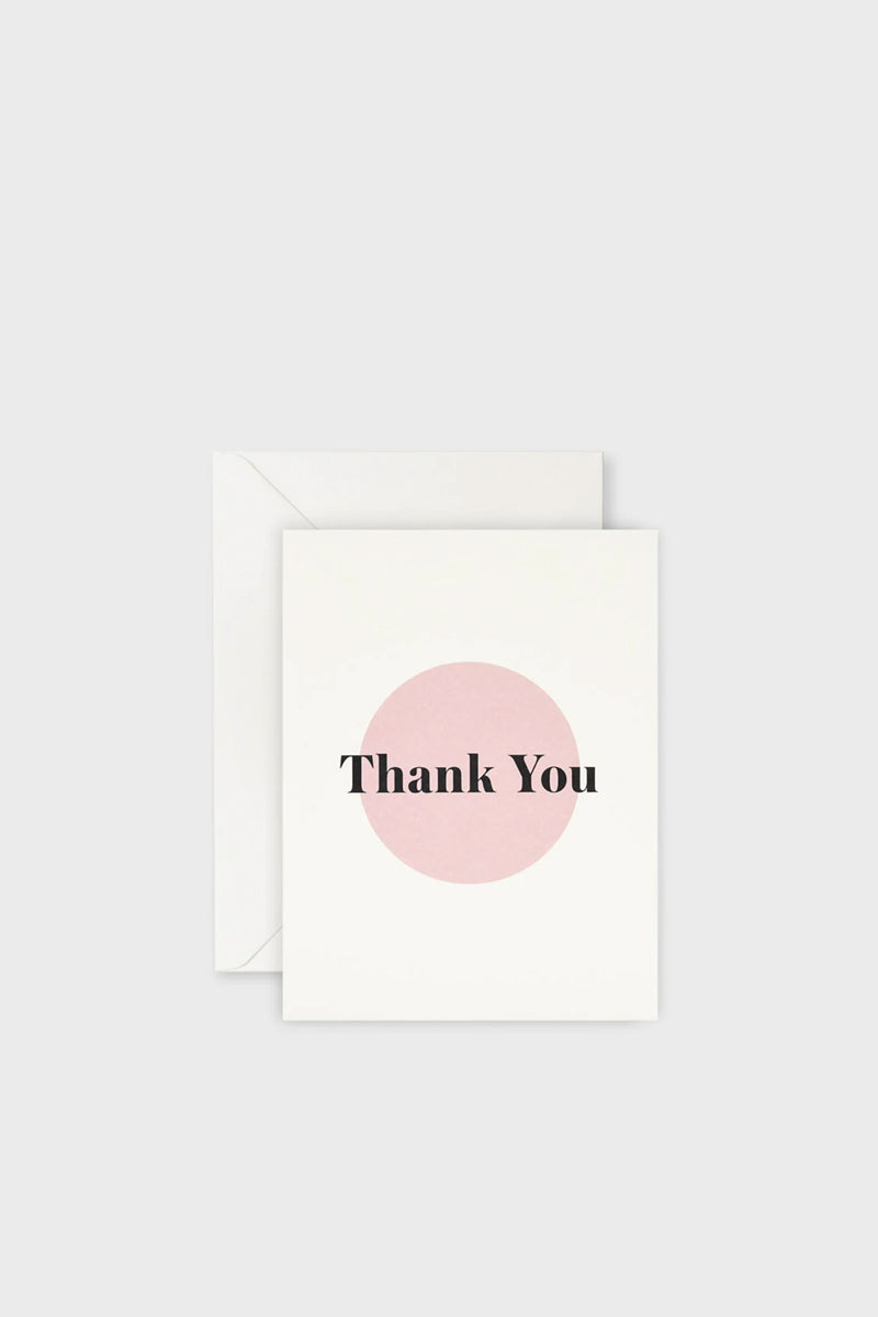 Lettuce - Greeting Card, Thank You Pink Dot