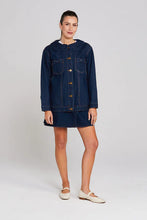 Thing Thing - Bowtique Shacket, Indigo Denim