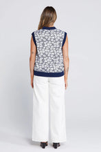 Thing Thing - Fairway Flowers Polo, Bleached Navy