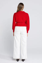ThingThing - Wrapt Cardigan, Sizzling Scarlet