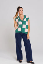 Thing Thing - Rosa Vest, Emerald Blush