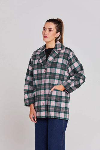Thing Thing - Tillie Coat, Emerald Blush