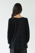 Sophie - Tie Top, Black