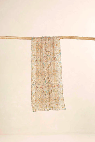 Humidity - Turkish Delight Scarf, Almond Print