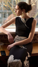 Staple The Label - Veda Mesh Midi Dress, Black/Cream Floral