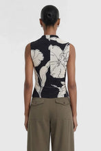 Staple The Label - Veda Mesh Top, Black/Cream Floral