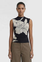 Staple The Label - Veda Mesh Top, Black/Cream Floral