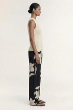 Staple The Label - Veda Relaxed Pant, Black/Cream Floral