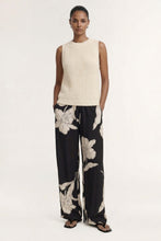 Staple The Label - Veda Relaxed Pant, Black/Cream Floral