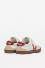 Veja - Volley Leather Sneaker, White/Pekin/Bark