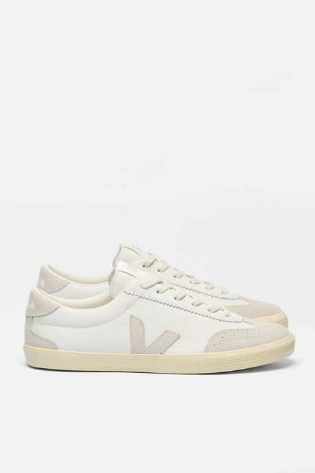 Veja - Volley Leather Sneaker, White/ Natural