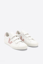 Veja - Recife Logo Chromefree Leather Sneaker, Extra White / Babe