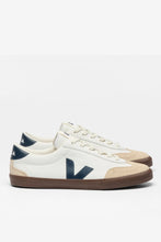 Veja - Volley Leather Sneaker, White / Nautico / Bark