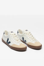 Veja - Volley Leather Sneaker, White / Nautico / Bark