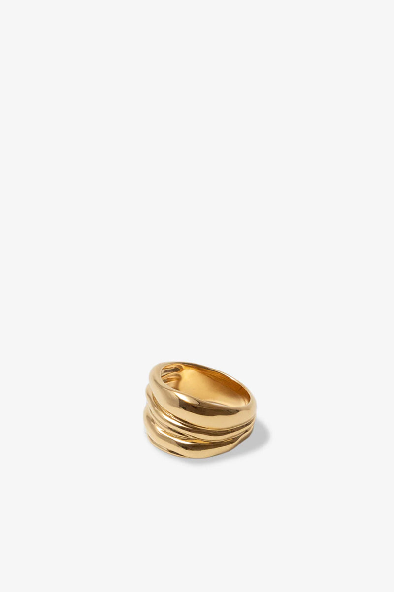 Flash Jewellery - Vertigo Ring, 14k Gold Vermeil