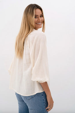 Humidity - Chi Chi Blouse, Vanilla