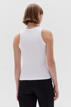 Assembly Label - Miana Organic Rib Tank, White