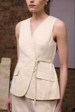 Staple the Label - Willow Loop Detail Vest, Stone