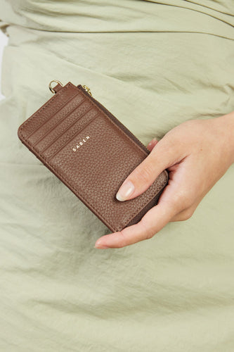 Saben - Winona Card Holder, Umber