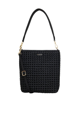 Saben - Claudette Crossbody Bag, Black Braid