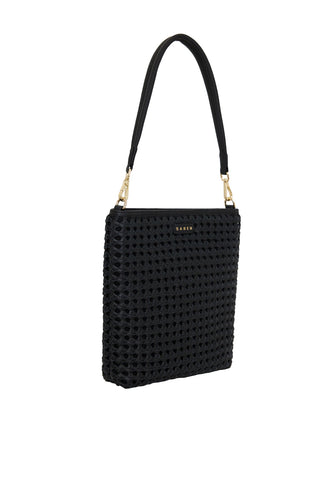 Saben - Claudette Crossbody Bag, Black Braid
