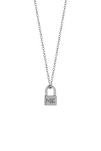 Meadowlark - Lock Charm Necklace, Sterling Silver
