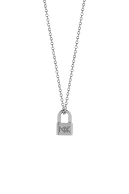 Meadowlark - Lock Charm Necklace, Sterling Silver