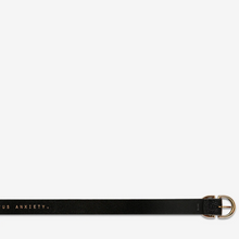 Status Anxiety - In Reverse Belt, Black/Gold