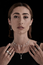 Stolen Girlfriends Club Jewellery - Lucky Star Necklace in Sterling Silver / Garnet