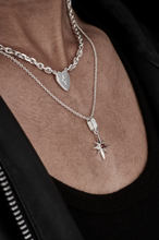 Stolen Girlfriends Club Jewellery - Lucky Star Necklace in Sterling Silver / Garnet