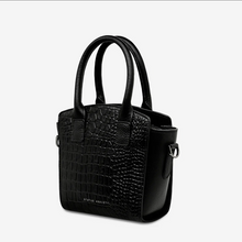 Status Anxiety - Worst Behind Us Bag, Black Croc Emboss