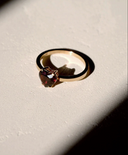 Meadowlark - Heart Jewel Ring , Gold Plated