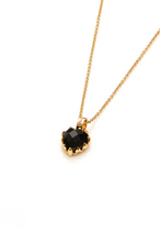 Stolen Girlfriends Club Jewellery - Love Claw Necklace, Onyx/ Gold Plated