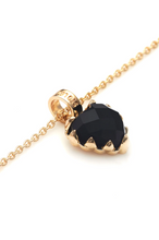 Stolen Girlfriends Club Jewellery - Love Claw Necklace, Onyx/ Gold Plated