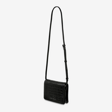Status Anxiety - She Burns Bag, Black Croc Emboss