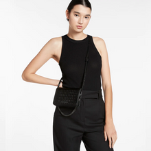 Status Anxiety - She Burns Bag, Black Croc Emboss