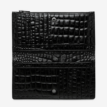 Status Anxiety - Old Flame Wallet, Black Croc Emboss