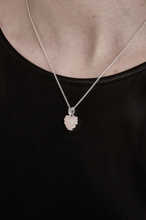 Stolen Girlfriends Club Jewellery - Love Claw Necklace, Rose Quartz / Sterling Silver